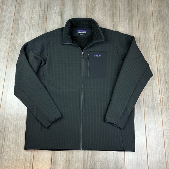 Patagonia R2 Techface Jacket Mens XXL 2XL Black EUC